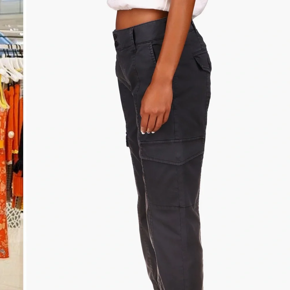 Sanctuary Rebel Crop Cargo Pants - Black, S 27 - Picture 11 of 11